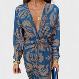 Vesna - Midi haljina s V-izrezom