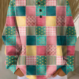 Zora – Patchwork pulover u pastelnim i živopisnim tonovima