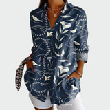 Stylish bluza s cvjetnim uzorkom