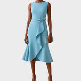 Antonija – Elegantna večernja haljina s detaljem mašne