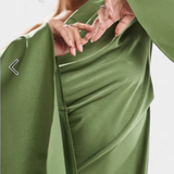 Franka Asimetrična Maxi Haljina s Jednim Rame i Oblikovanom Strukom