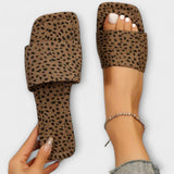 Jasmina - Ravni mokasini s leopard printom