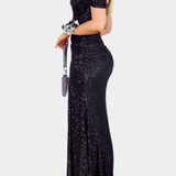 Renata Haljina Sirena bez naramenica s šljokicama