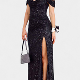 Renata Haljina Sirena bez naramenica s šljokicama