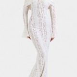 Josipa Maxi Haljina s Otvorenim Ramena od Čipke