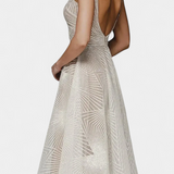 Dragana Duga Haljina s Vezenjem i A Krojem