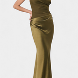 Nika Duga Haljina za Party s Asimetričnim Izrezom