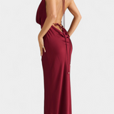 Nora Elegantna Haljina s Nabranim Detaljima