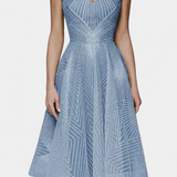 Dragana Duga Haljina s Vezenjem i A Krojem