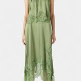 Nada Midi Suknja s Čipkastim Detaljima i Asimetričnom Porubom