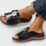 Jelena - Udobne sandale s potplatom na petu