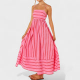 Isabel - Duga haljina s prugama